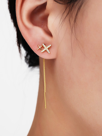 8 角星タッセルイヤリング レディース 2025