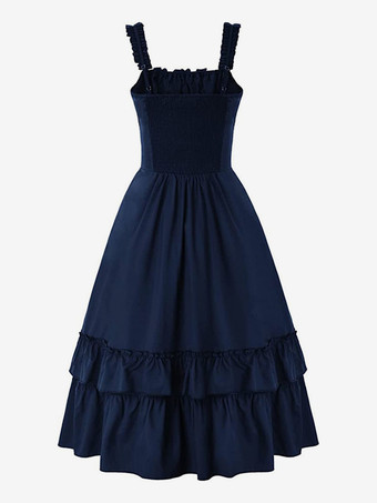 ゴシック コルセット ドレス レディース ビクトリアン ルネッサンス ドレス フリル 中世 ガウン ノースリーブ サスペンダー ドレス ウエスト ドレス