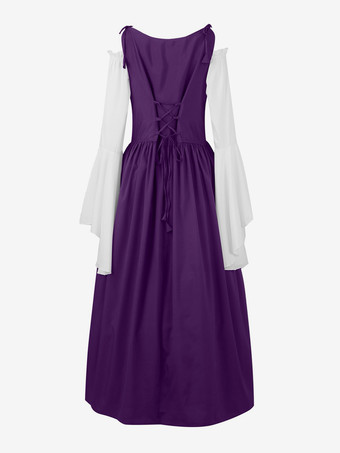 女性用ルネッサンスオーバードレス中世農民コスチュームドレス