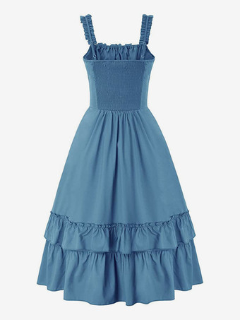 ゴシック コルセット ドレス レディース ビクトリアン ルネッサンス ドレス フリル 中世 ガウン ノースリーブ サスペンダー ドレス ウエスト ドレス