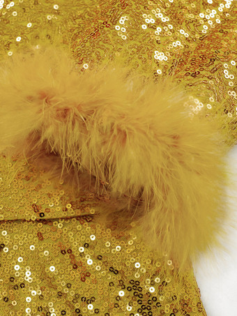 レトロ ヴィンテージ 1980年代 ドレススーツ ブレザー ディスコ スパンコール レディース パーティー / イブニング 仮面舞踏会 独身パーティー 大人用ドレス