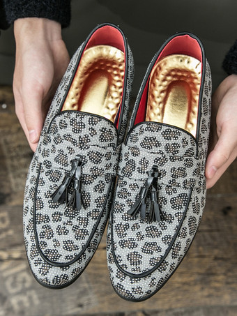 メンズ タッセルローファー スリッポン ペニーシューズ 装飾 ファッション 通気性 ホワイト ビーズ フォーマルウェア カジュアルシューズ