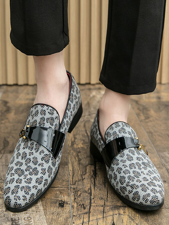 メンズ モンクローファー スリッポン ペニーシューズ ファッション 通気性 ホワイト ビーズ フォーマルウェア カジュアルシューズ