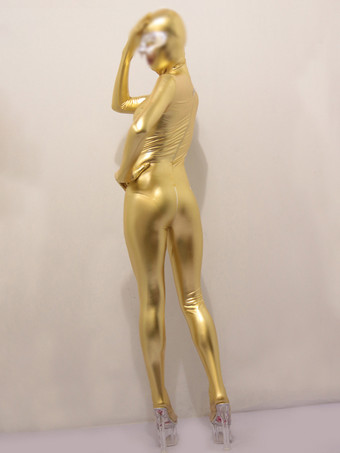 ユニセックス フェイクラテックス メタリック ボディスーツ 大人用 全身タイツ 肌にぴったりフィット ボディスーツ 全身タイツ コスチューム 全身 つま先閉じ 極薄 パンスト ボディストッキング 下着