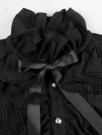 メンズ フリルシャツ ルネッサンスシャツ トップス スチームパンク ゴシック コスチューム カジュアル ボタンダウン 長袖シャツ