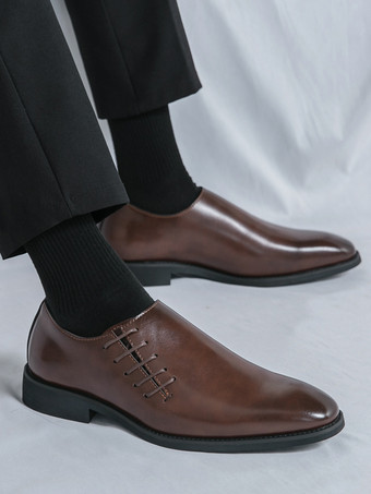 メンズ スリッポン ローファー ドレスシューズ ポインテッド ブラック ブラウン プレジデンシャル カジュアル ビジネス オフィス