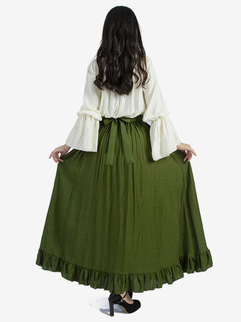 ルネッサンス中世アイルランド服フレアスリーブドレスフード付き女性服レトロゴシック女王のドレス