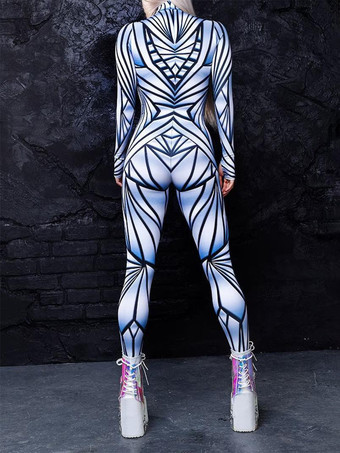 パターニング全身タイツ ハロウィン コスプレ衣装 ジャンプスーツ ハロウィン パーティー ジャンプスーツ カーニバル 女性用 全身タイツ ボディスーツ ピンク ゼブラ コスチューム