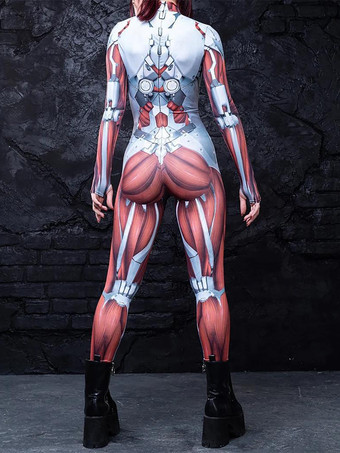 パターニング全身タイツ ハロウィン コスプレ衣装 ジャンプスーツ ハロウィン パーティー ジャンプスーツ カーニバル 女性用 全身タイツ ボディスーツ ピンク ゼブラ コスチューム