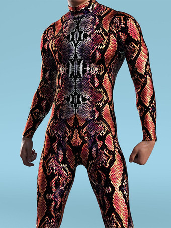 パターニング全身タイツ ハロウィン サイバーパンク ジャンプスーツ クール メカニカルアーマー コスプレ ボディスーツ コスチューム ハロウィン 男女兼用