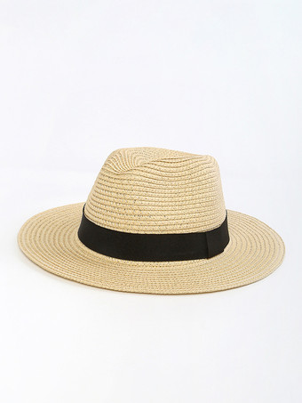 パナマハット 夏用 シーサイド つば広 日焼け防止 ユニセックス サンハット 2025