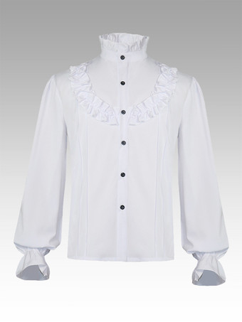 Abbigliamento Retro Abbigliamento Retro Uomo Camicia Retro Uomo Poliestere