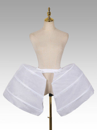 Damen Mittelalterliches viktorianisches Käfigkleid kurzer bilateraler Petticoat barocke Krinoline Hoops Unterrock Cosplay-Zubehör