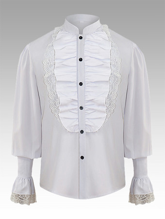Abbigliamento Retro Abbigliamento Retro Uomo Camicia Retro Uomo Poliestere