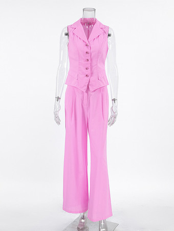 モダンなツーピースコーデセット ベストとワイドレッグパンツの夏コーデ（女性用 2025年版）