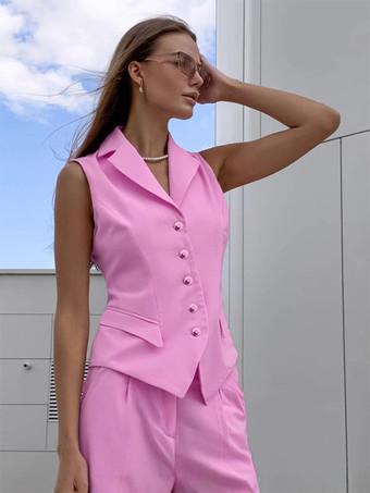 モダンなツーピースコーデセット ベストとワイドレッグパンツの夏コーデ（女性用 2025年版）