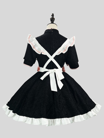 メイドロリータコスプレ衣装中国風スイートハートチャイナドレスハロウィンパーティーウェイトレスロールプレイ