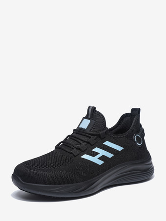 ブラック メンズ メッシュ スニーカー スリッポン ハイレンジ 軽量 ウォーキングシューズ 滑り止め 厚底 通気性 ハイキングシューズ