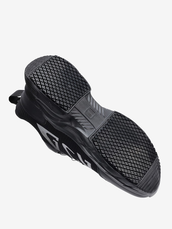 メンズ スニーカー ロートップ 滑り止め 厚底 ランニングシューズ 軽量 スピニング レースフリー ジョギングシューズ