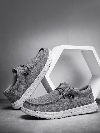 メンズ スリッポン ローファー 軽量 通気性 キャンバスシューズ ラウンドトゥ ウェットグリップ ラバーソール キャンバスシューズ