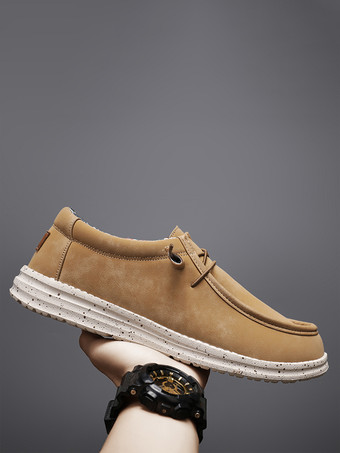 メンズ スリッポン ローファー ラウンドトゥ キャンバスシューズ カジュアル フラットシューズ 軽量 滑り止め デッキシューズ