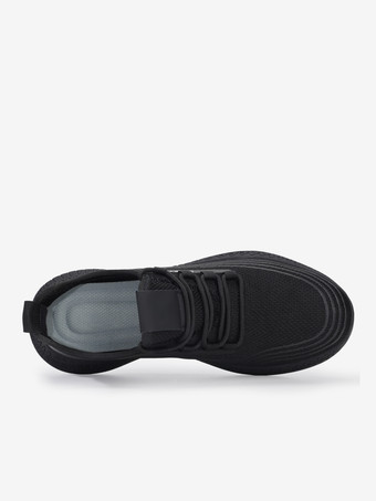 メンズ メッシュ スニーカー ラウンドトゥ プラットフォーム スリッポン ランニングシューズ 軽量 通気性 ハイレンジ スニーカー