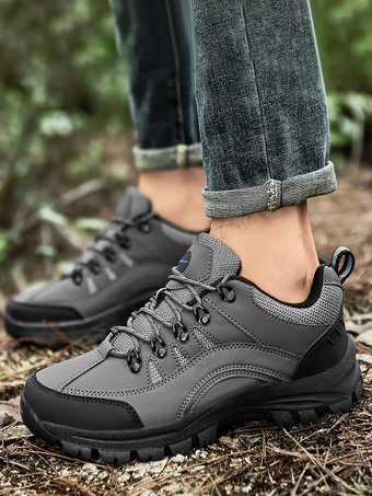 メンズ スニーカー ロートップ 厚底 滑り止め ハイキングシューズ 軽量 通気性 ランニングシューズ