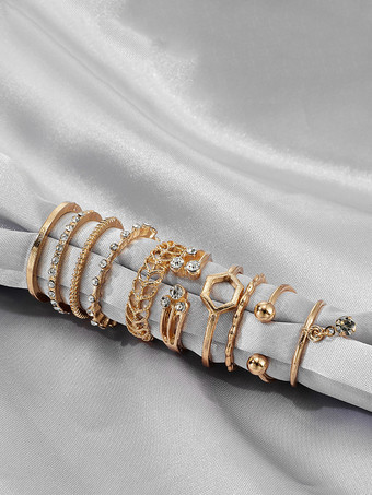 女性用 8 ピース リング セット 2025