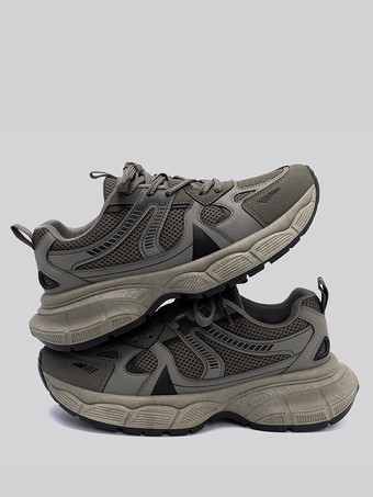 メンズスニーカー メッシュ 通気性 ランニングシューズ 滑り止め 厚底 ジョギングシューズ