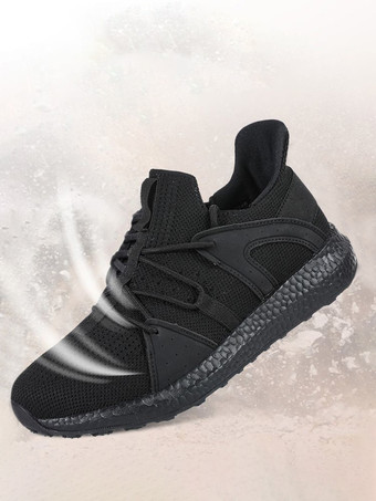 メンズ メッシュ スニーカー スリッポン ハイレンジ ソフトボトム ウォーキングシューズ 滑り止め 軽量 ハイキングシューズ