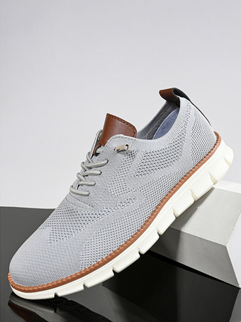 ライトグレー メンズ カジュアル スニーカー 滑り止め 厚底 ランニングシューズ スリッポン 軽量 メッシュ 通気性 ウォーキングシューズ