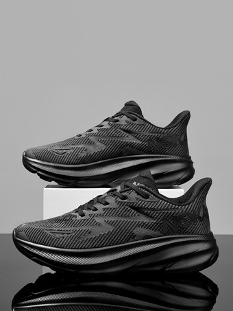 メンズ メッシュ スニーカー ハイレンジ 厚底 ジョギングシューズ 滑り止め ソフトボトム 快適フィット ウォーキングシューズ