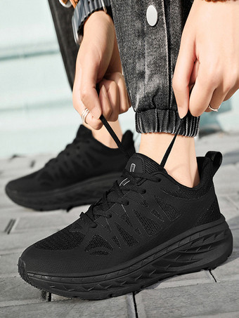 メンズ スニーカー ロートップ レースアップ マラソン ランニングシューズ 滑り止め 厚底 通気性 ジョギングシューズ