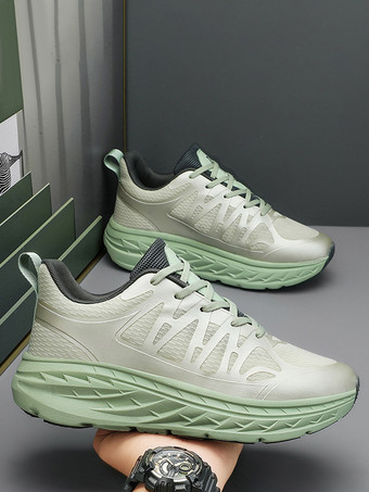 メンズ スニーカー ロートップ レースアップ マラソン ランニングシューズ 滑り止め 厚底 通気性 ジョギングシューズ