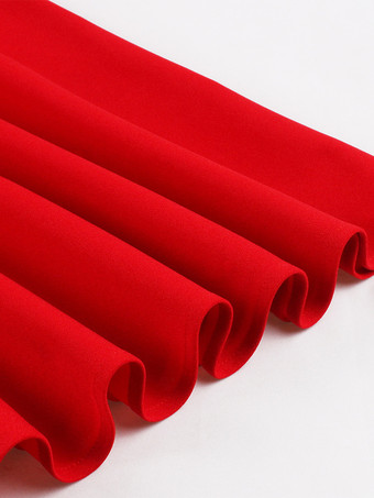 レトロな水玉模様のシャツドレス、ネクタイとベルト付き、ヴィンテージ風ミディドレス、女性用 2025