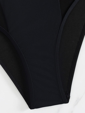 Vネックワンピース水着 セクシーモノキニ レディース 2025