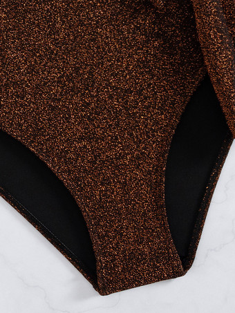 セクシーなホルターネックワンピース水着女性用 2025