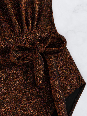 セクシーなホルターネックワンピース水着女性用 2025