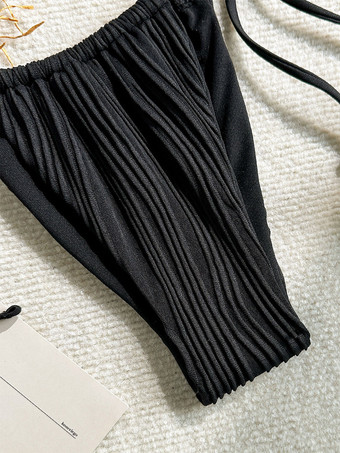 2025年夏用ヒトデドローストリングストラップレスビキニ水着