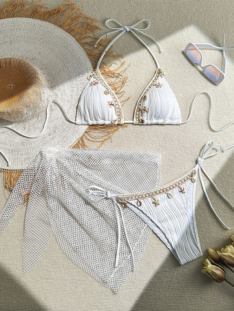 2025年夏向けボヘミアンビキニとビーチラップミニスカート