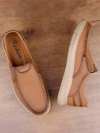 Herren-Loafer hochwertige formelle Leder-Penny-Schuhe weiche Sohle Spikes bequem weich zum Hineinschlüpfen