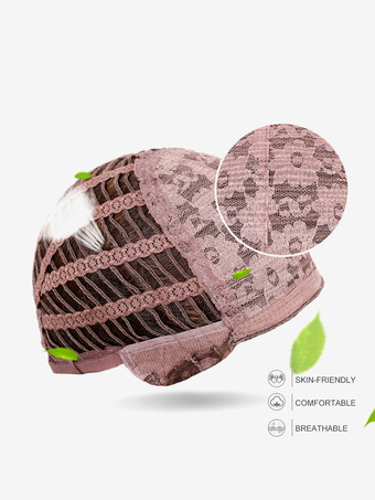 赤いミドルパートのロングストレートヘア合成ウィッグ、前髪付き 2025