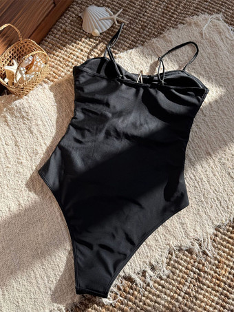 2025年夏向けヒトデ装飾付きカットアウトワンピース水着