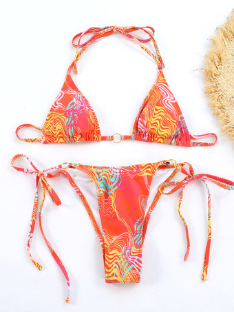 2025年夏のビーチシンプルセクシービキニ