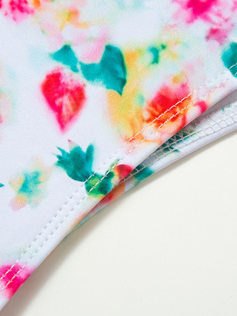 女性用フローラルレースフリル夏ビキニ 2025