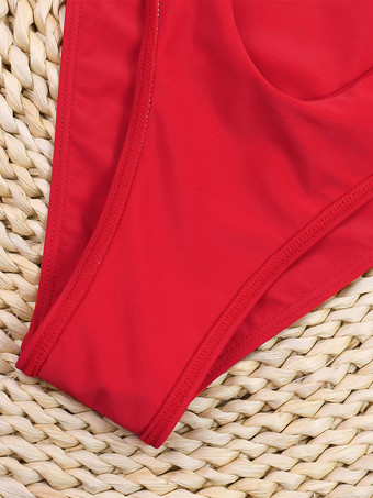 セクシーなカットアウトホルターモノキニ、3Dフラワーデコレーション付き、2025年夏向けワンピース水着