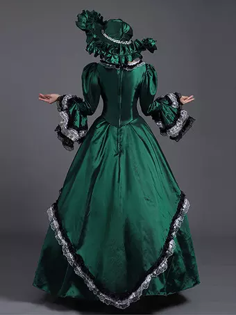 Women's 1800s Retro Rococo Dress Masked Party Ball Gown Victorian Costume Dress - Milanoo.com Women's 1800s Retro Rococo Dress Masked Party Ball Gown Victorian Costume Dress - Milanoo.com