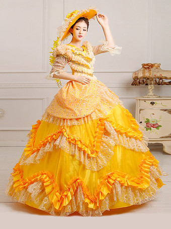 ヴィンテージイブニングドレス レディース ビクトリア朝貴族コートドレス コスプレ衣装 パーティー 舞踏会ドレス