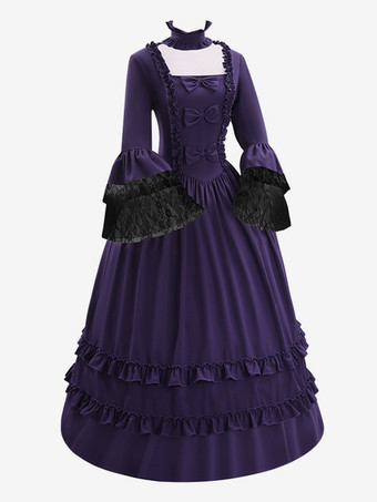 ルネッサンス ビクトリア朝 ドレス 中世 ヴィンテージ コスチューム ハロウィン ゴシック コスプレ 服 女性用