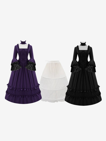 ルネッサンス ビクトリア朝 ドレス 中世 ヴィンテージ コスチューム ハロウィン ゴシック コスプレ 服 女性用